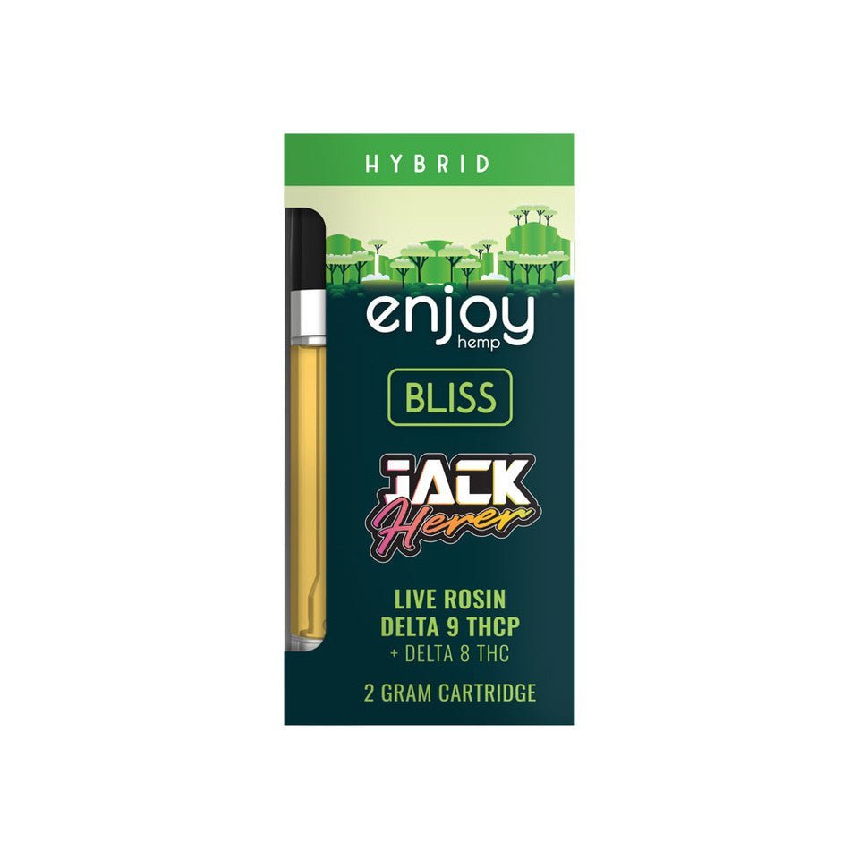 Last Chance - Enjoy Hemp 2g THCP Vape Cartridge | Hybrid | Jack Herer | Bliss - DirectHemp.com